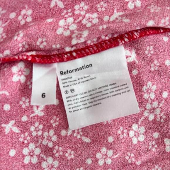 Reformation Alana Wrap Midi Dress - Picture 11 of 11